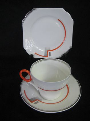 Shelley Art Deco Trio   SOLD